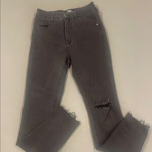 Black Distressed Women's Jeans cotton on brand size 4